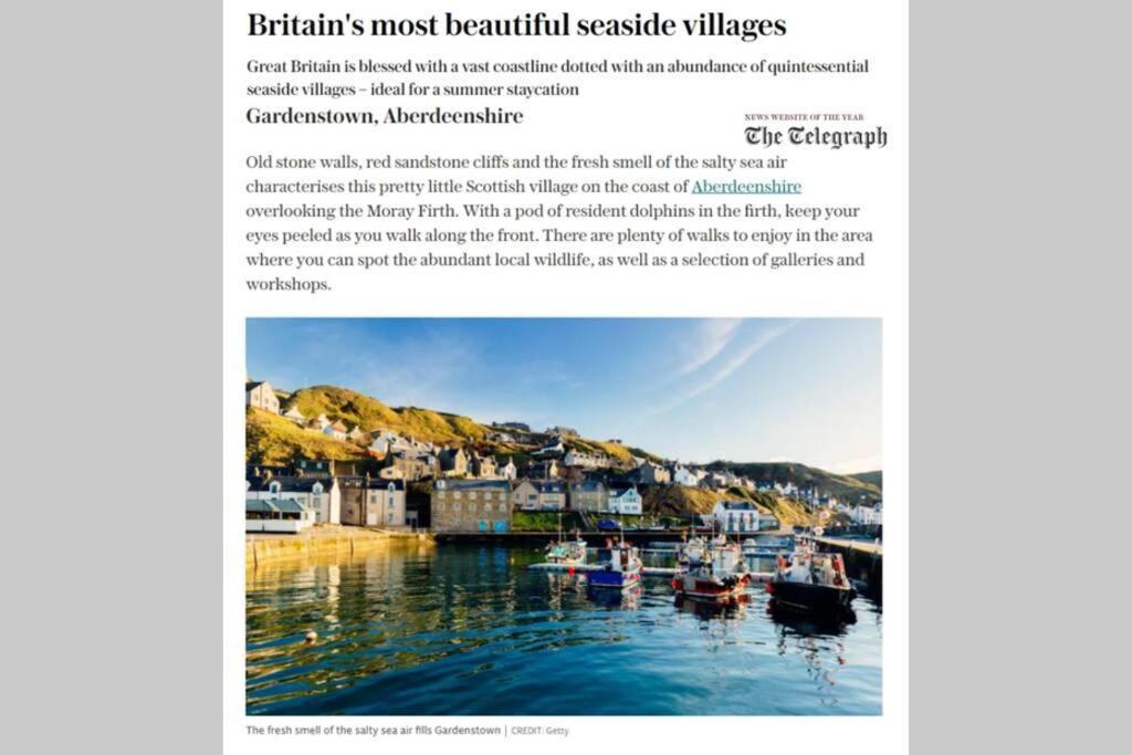 Bellevue Holiday Cottage Gardenstown Dış mekan fotoğraf